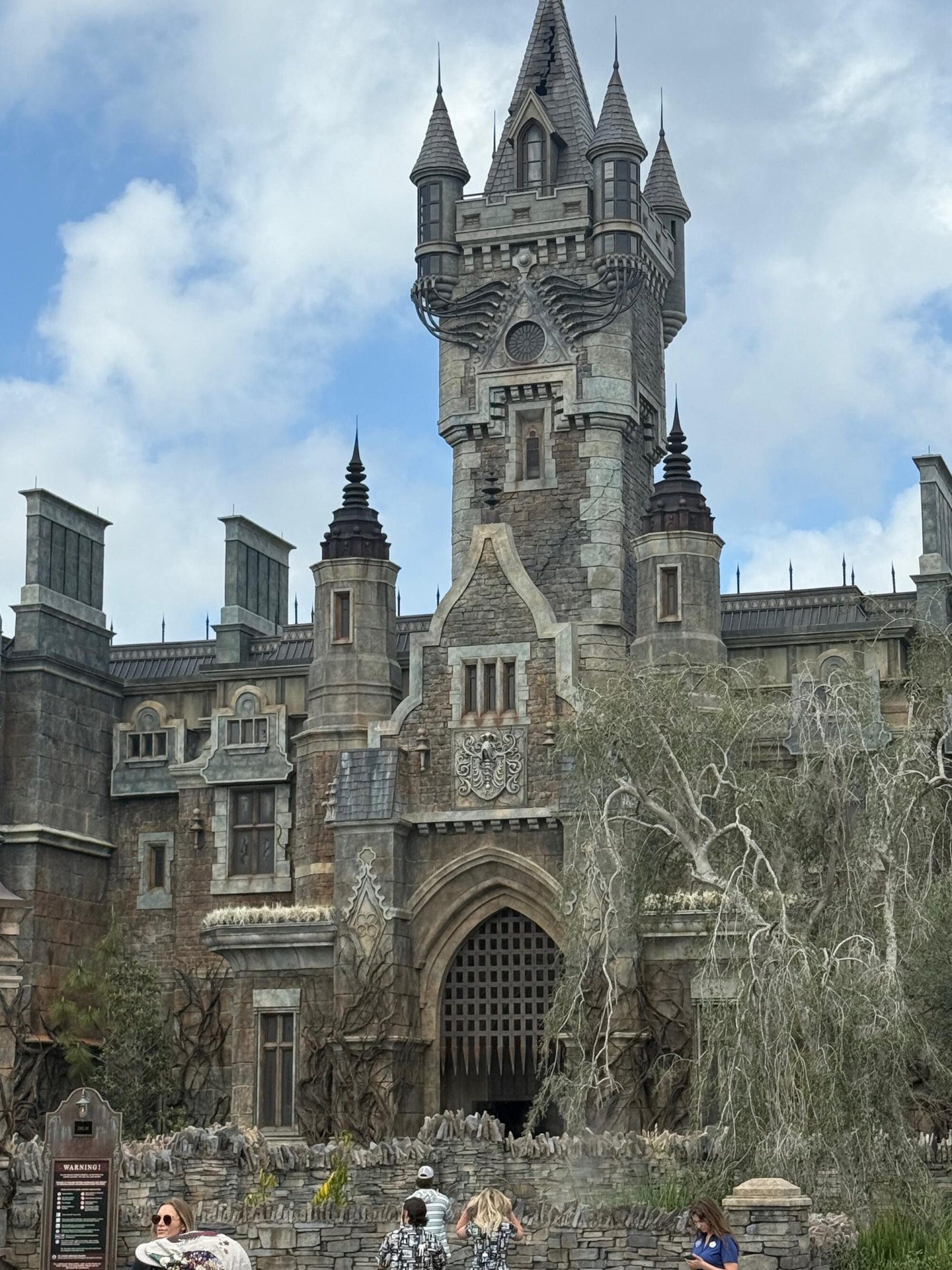 A gray-tinged castle.