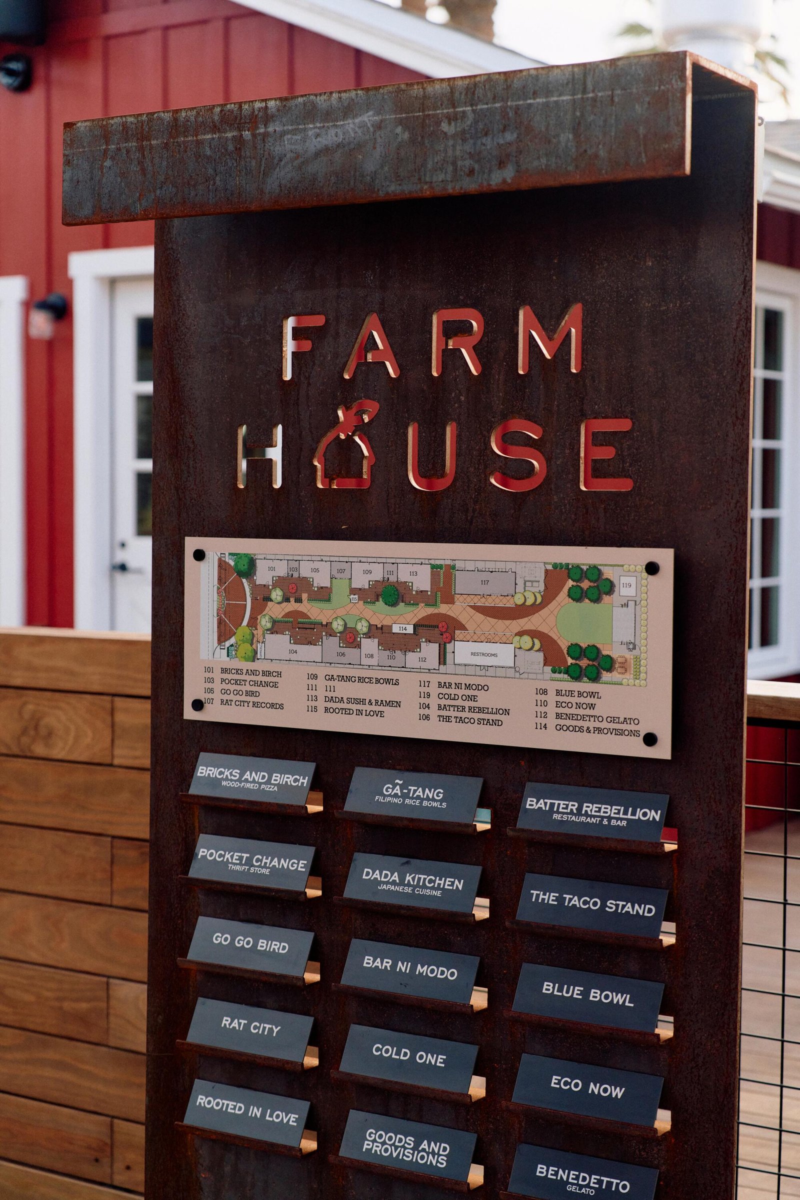 The Farm House Collective hasn't reached full strength yet; about half of its tenants are yet to open.