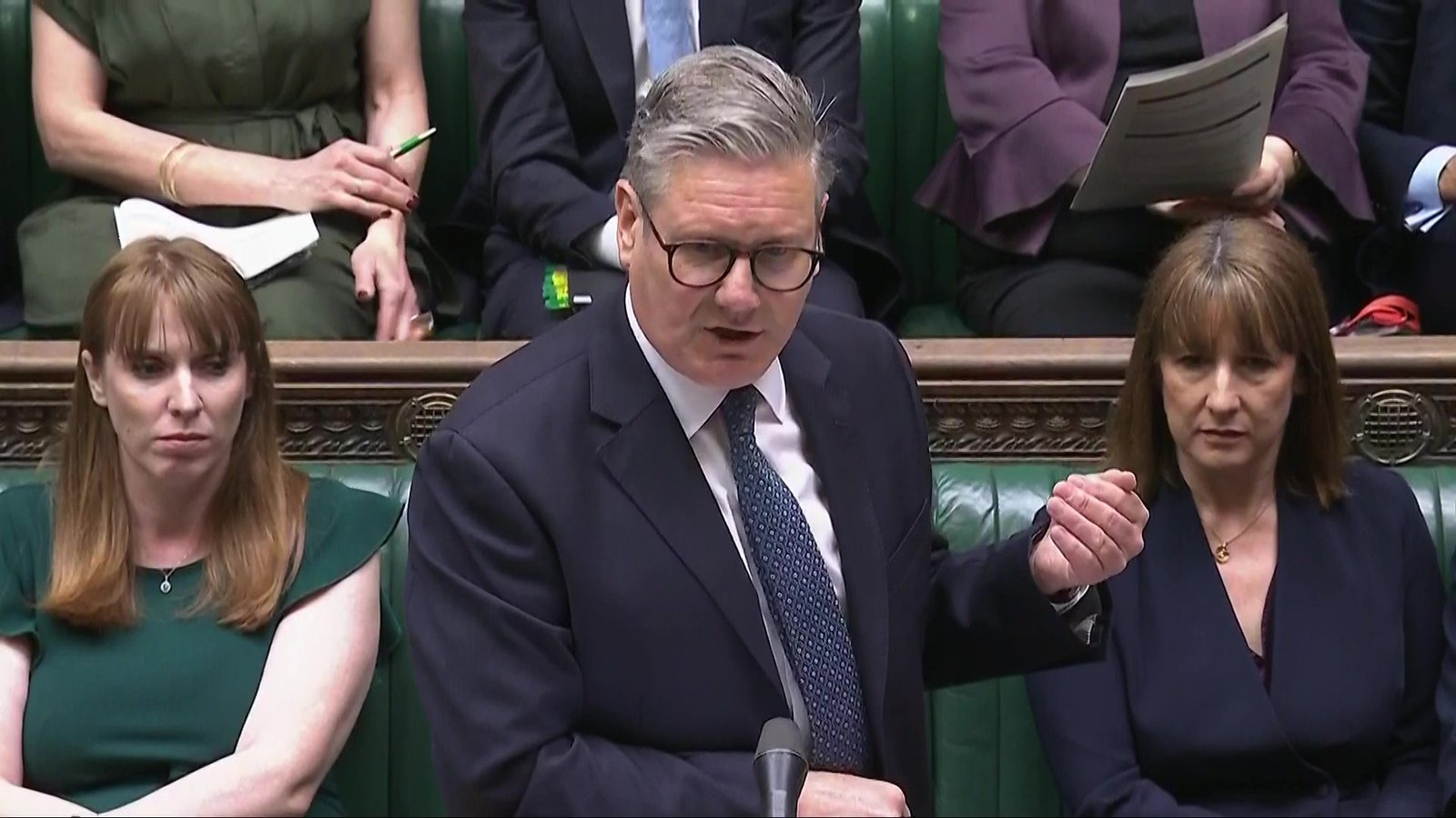 Political opponents seized on the report as an attack on Sir Keir’s net zero ambitions (House of Commons/UK Parliament/PA)