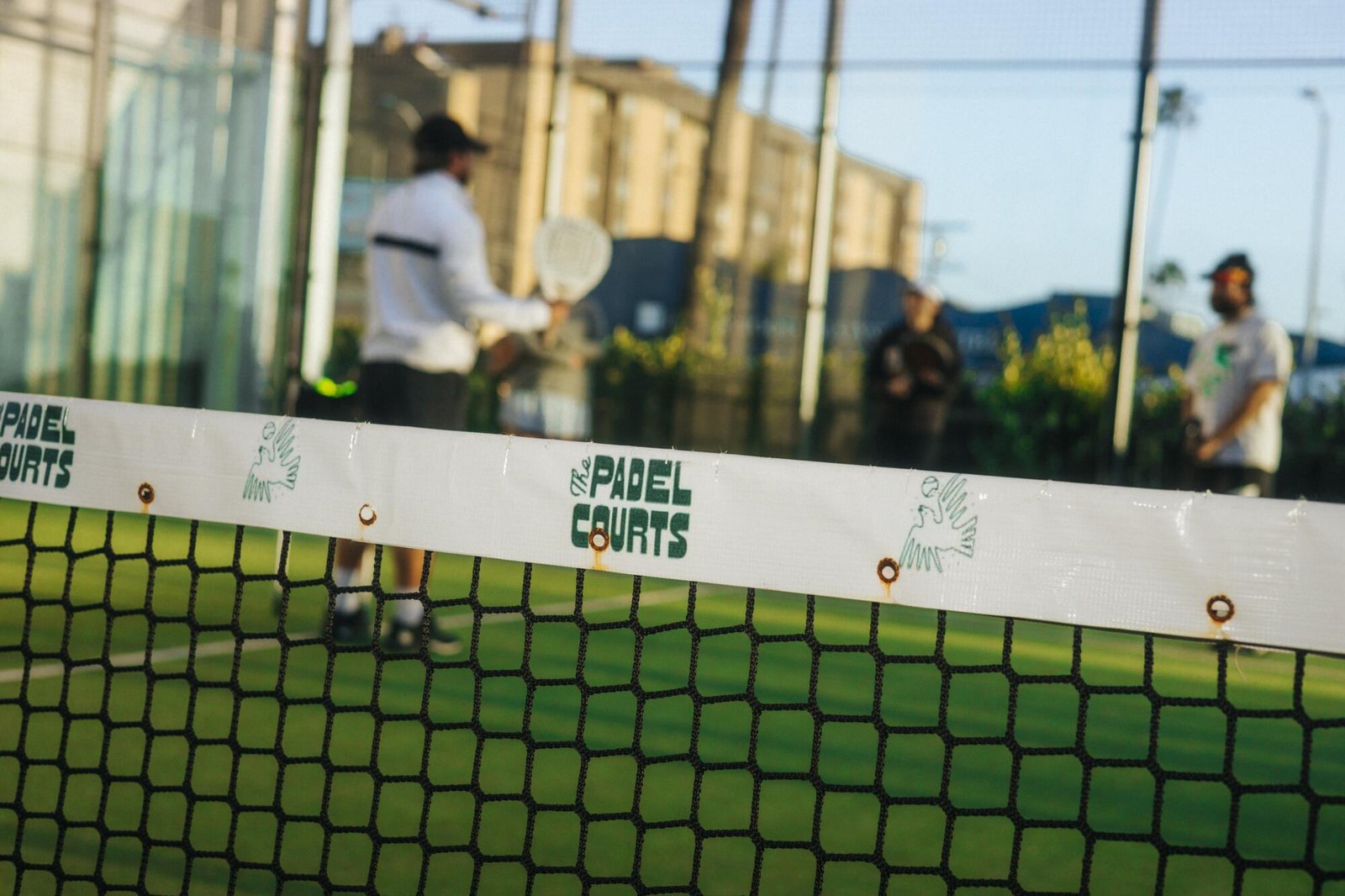 The net at Padel Courts.