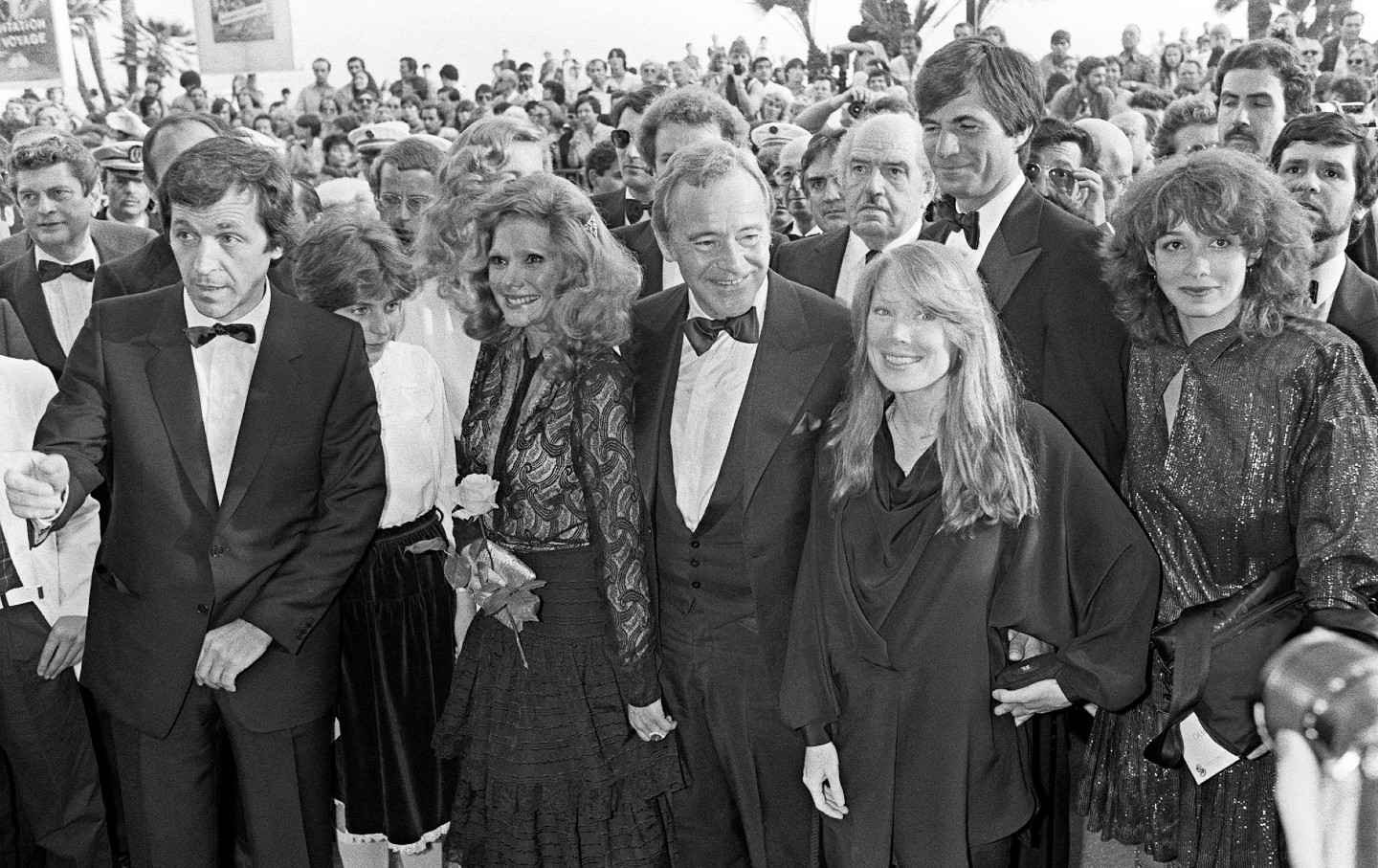 The crew of “Missing” arriving for the screening at the 35th Cannes Film Festival on May 19, 1982.