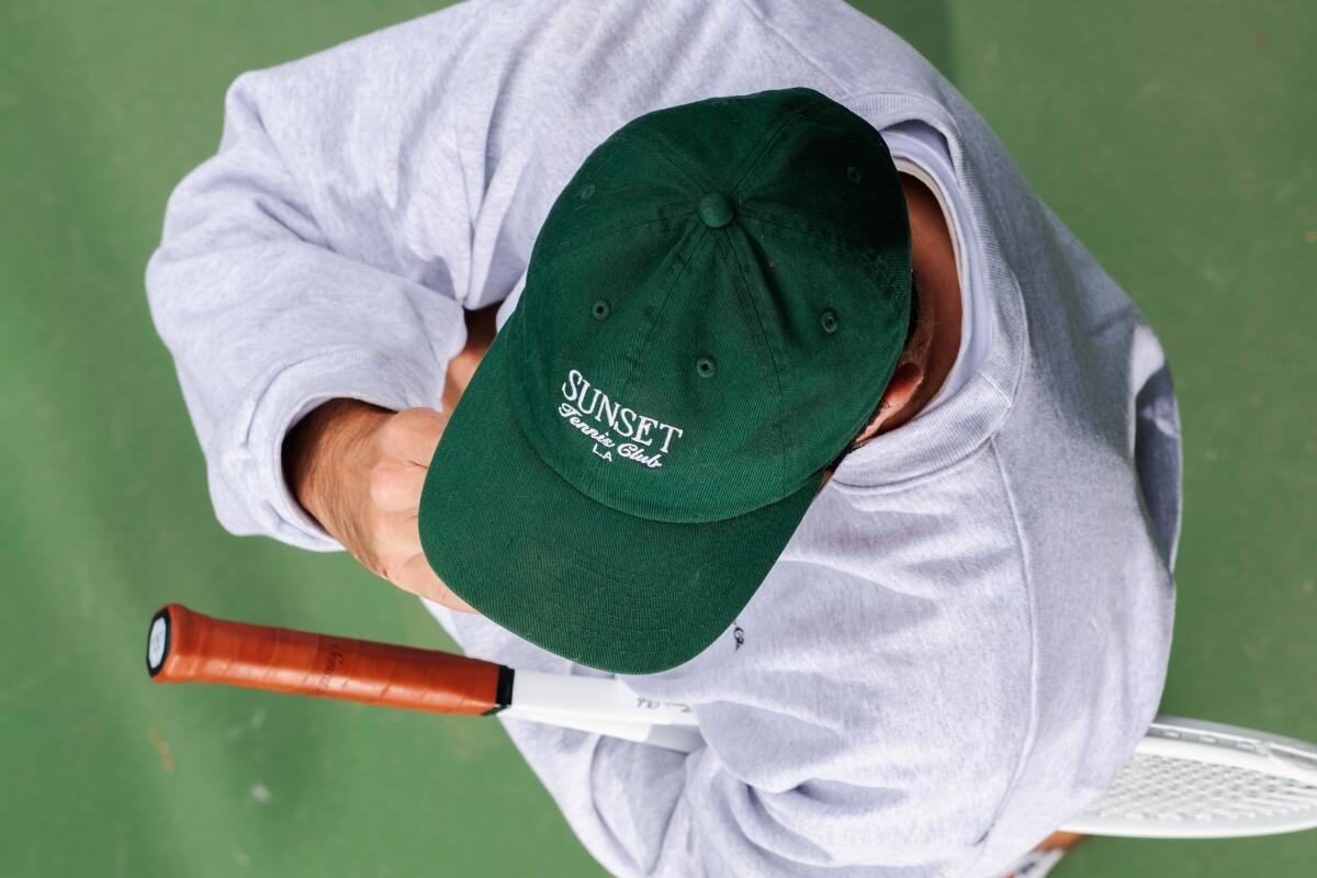 Kacper Owsian at his Tennis Clinic in Beverly Hills.