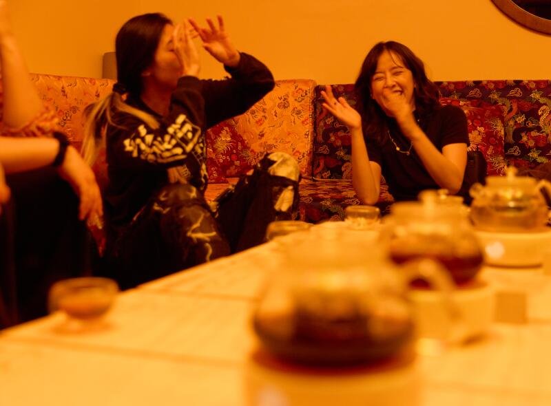 LOS ANGELES, CA -- MAY 17, 2025: Inside Jai Tea Loft on Saturday, May 17, 2025. (Dante Velasquez Jr. / For The Times)