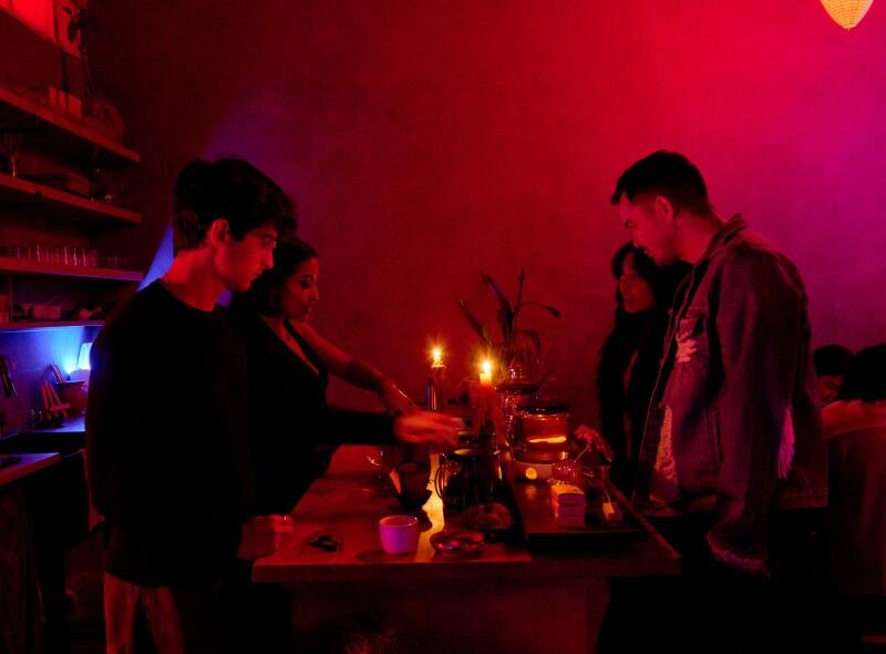 Patrons at Tea at Shiloh on a recent Saturday.