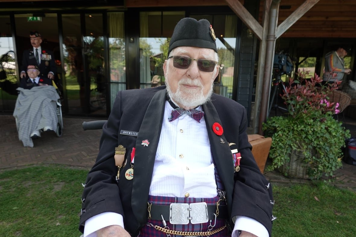 Canadian Flight Lieutenant (Retd) George Brewster of Duncan, BC is part of the veterans delegation in Apeldoorn,  the Netherlands.