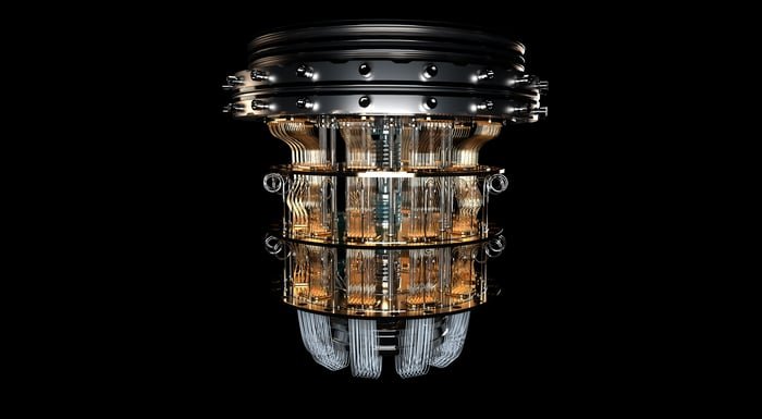 A reactor used for quantum computers.