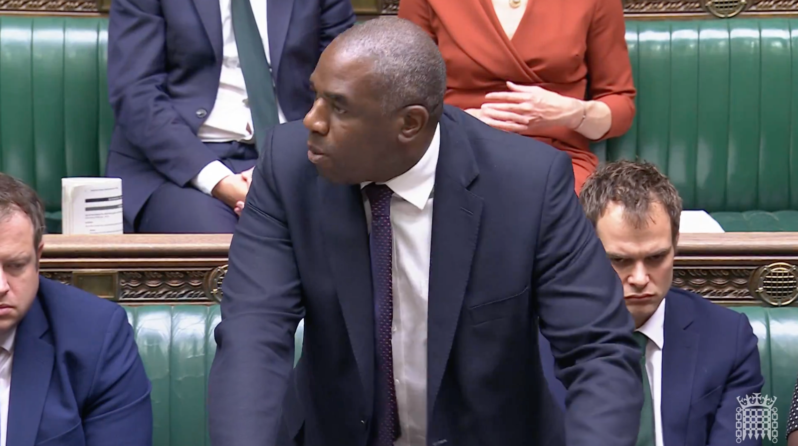 David Lammy addresses the Commons