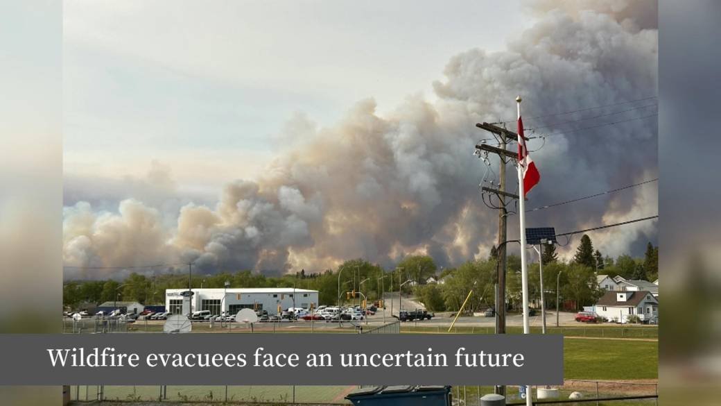 Click to play video: 'Manitoba wildfire evacuees face uncertain future'