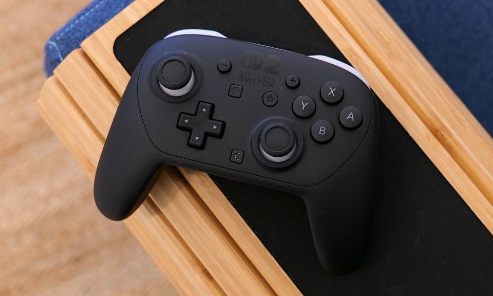 The Switch 2's Pro Controller comes with customizable paddles around back.
