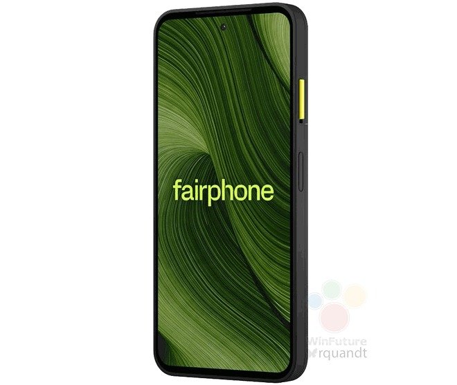 Fairphone 6 leaked image on white background