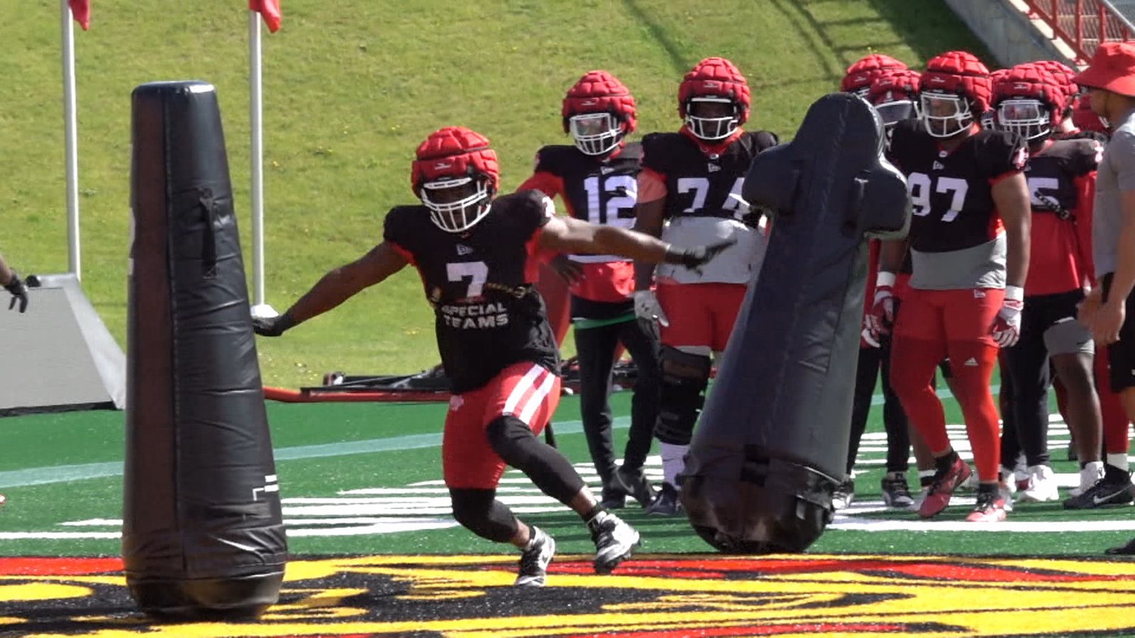 Click to play video: 'Stampeders sophomore Clarence Hicks ready for next step'