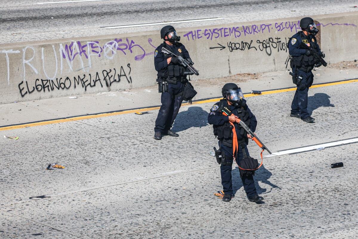 CHP officers on the 101 Freeway.