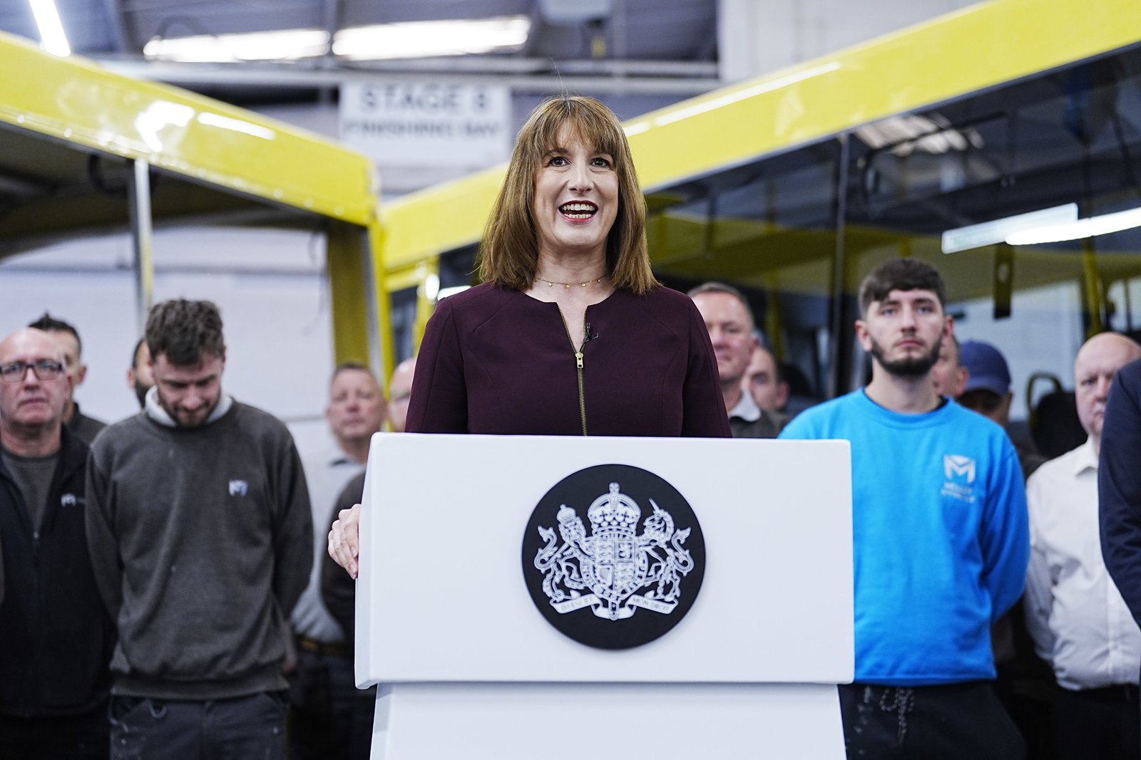 Rachel Reeves set out plans for new transport investment in the North and Midlands (Peter Byrne/PA)