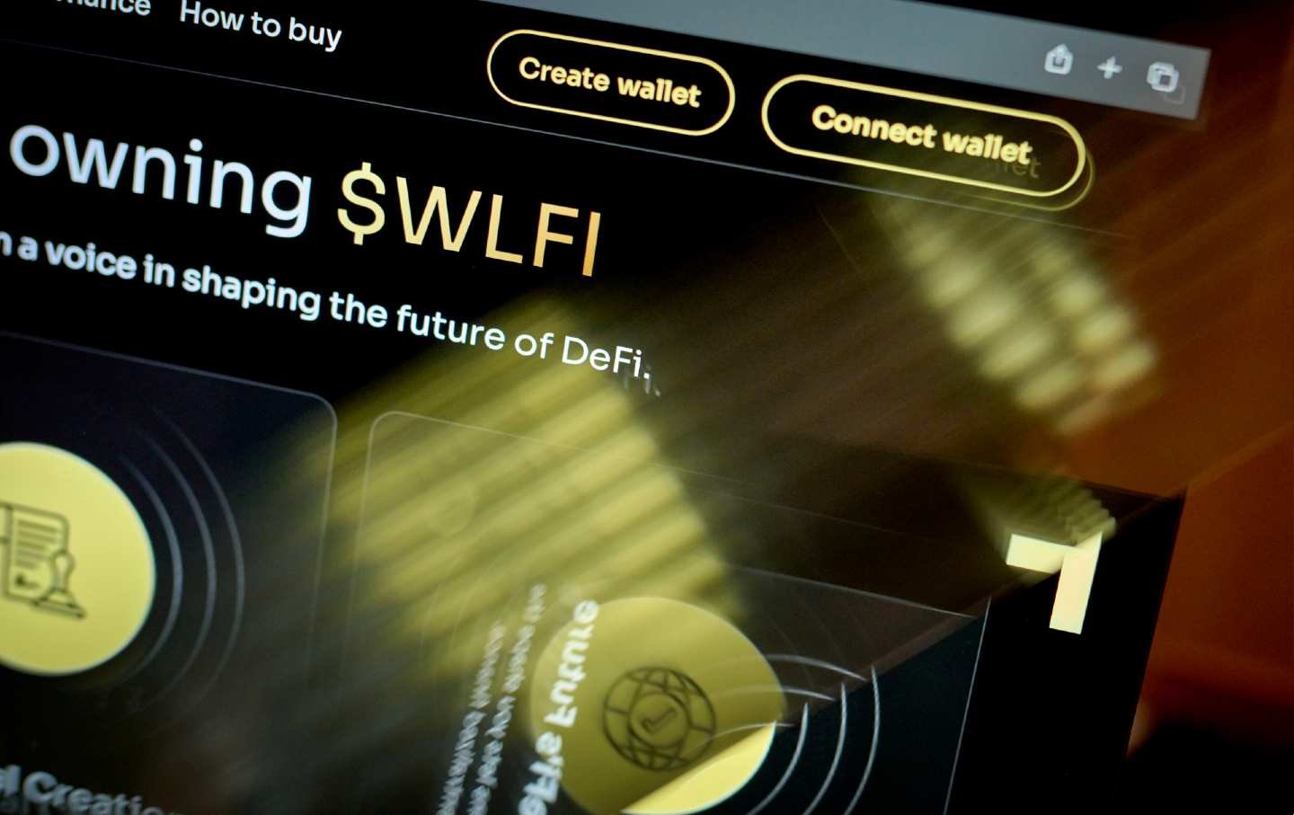 World Liberty Financial's website touts WLF1, its Trump-sanctioned “governance token.”