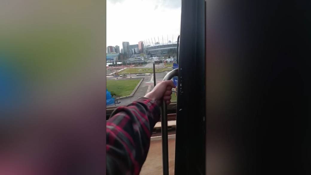 Click to play video: 'Dangerous SkyTrain stunt prompts warning'