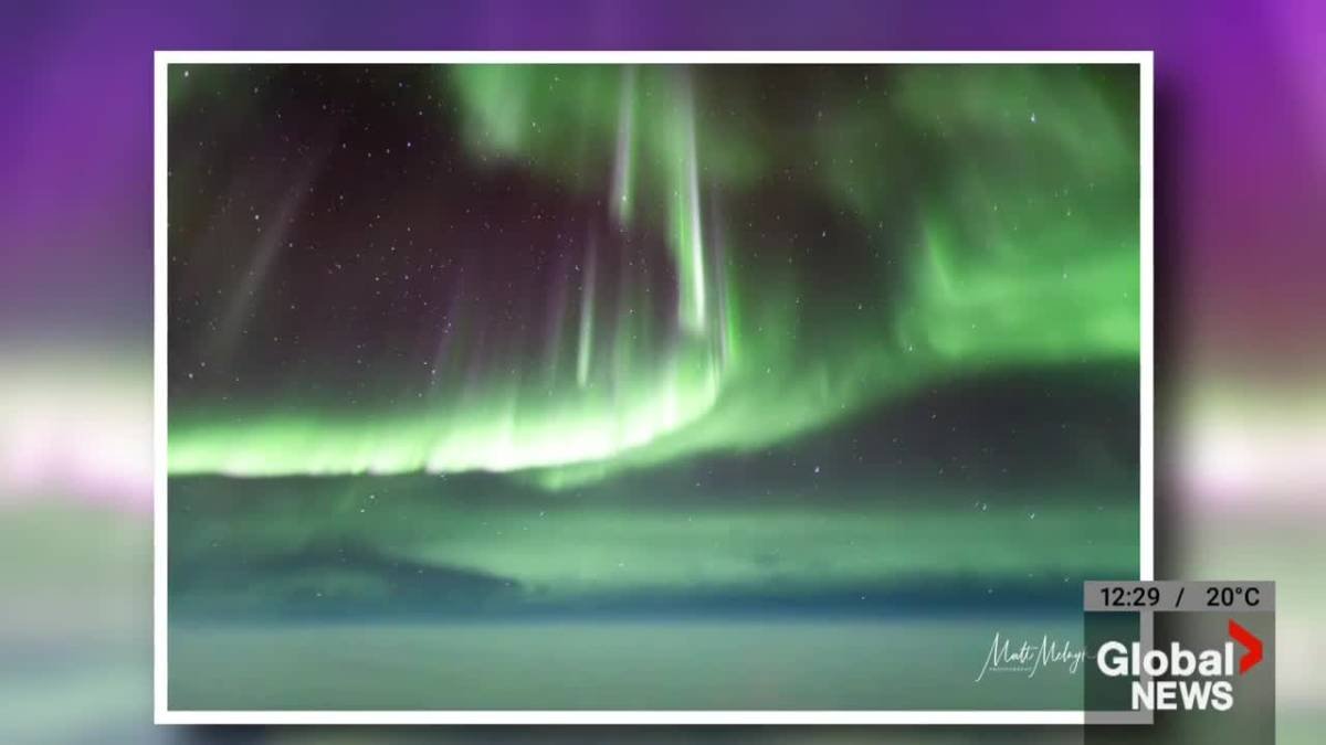 Click to play video: 'Why has Alberta seen so many northern lights this year? The science behind the aurora borealis'