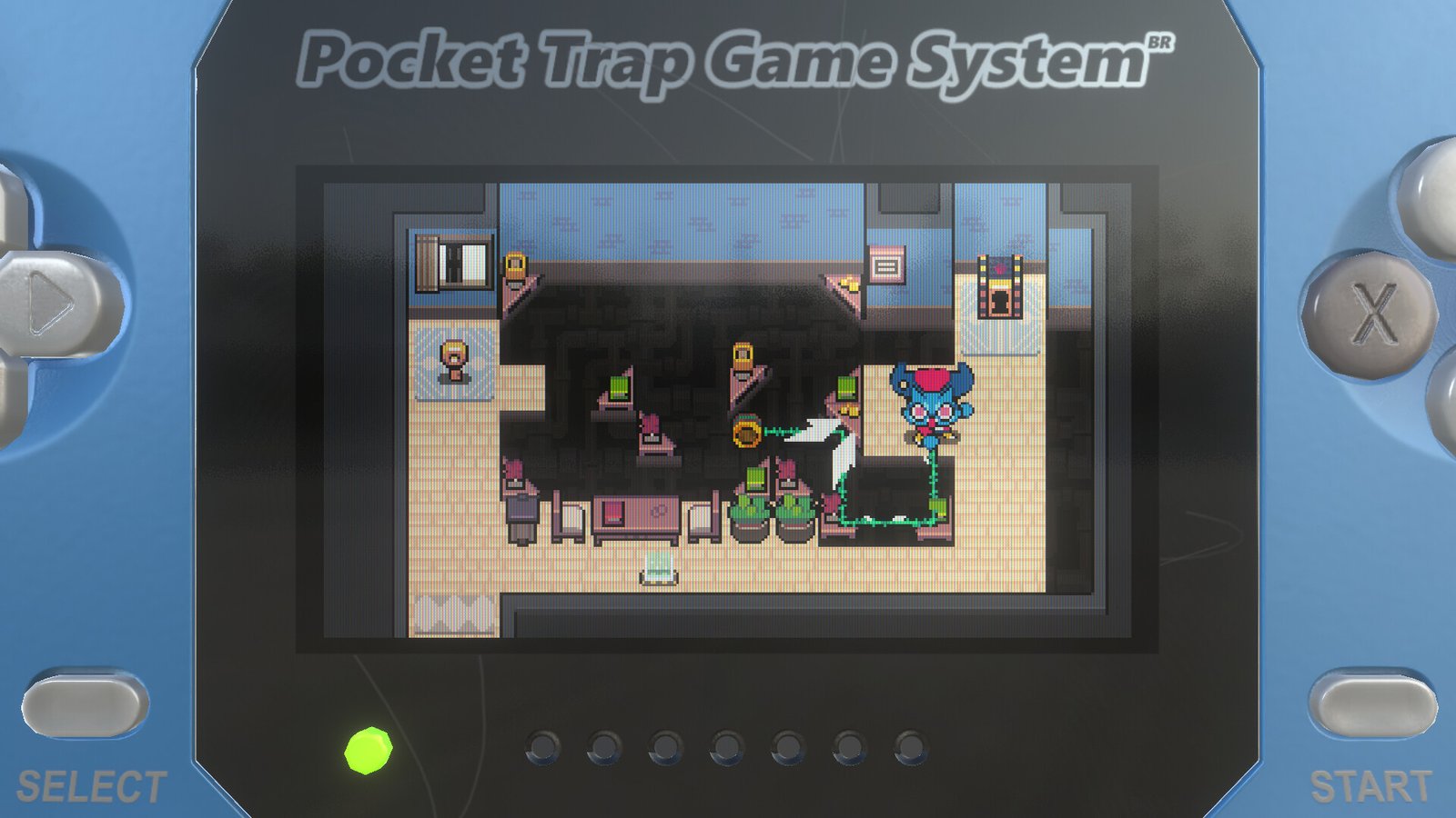 A screenshot from Pipistrello and the Cursed Yoyo.