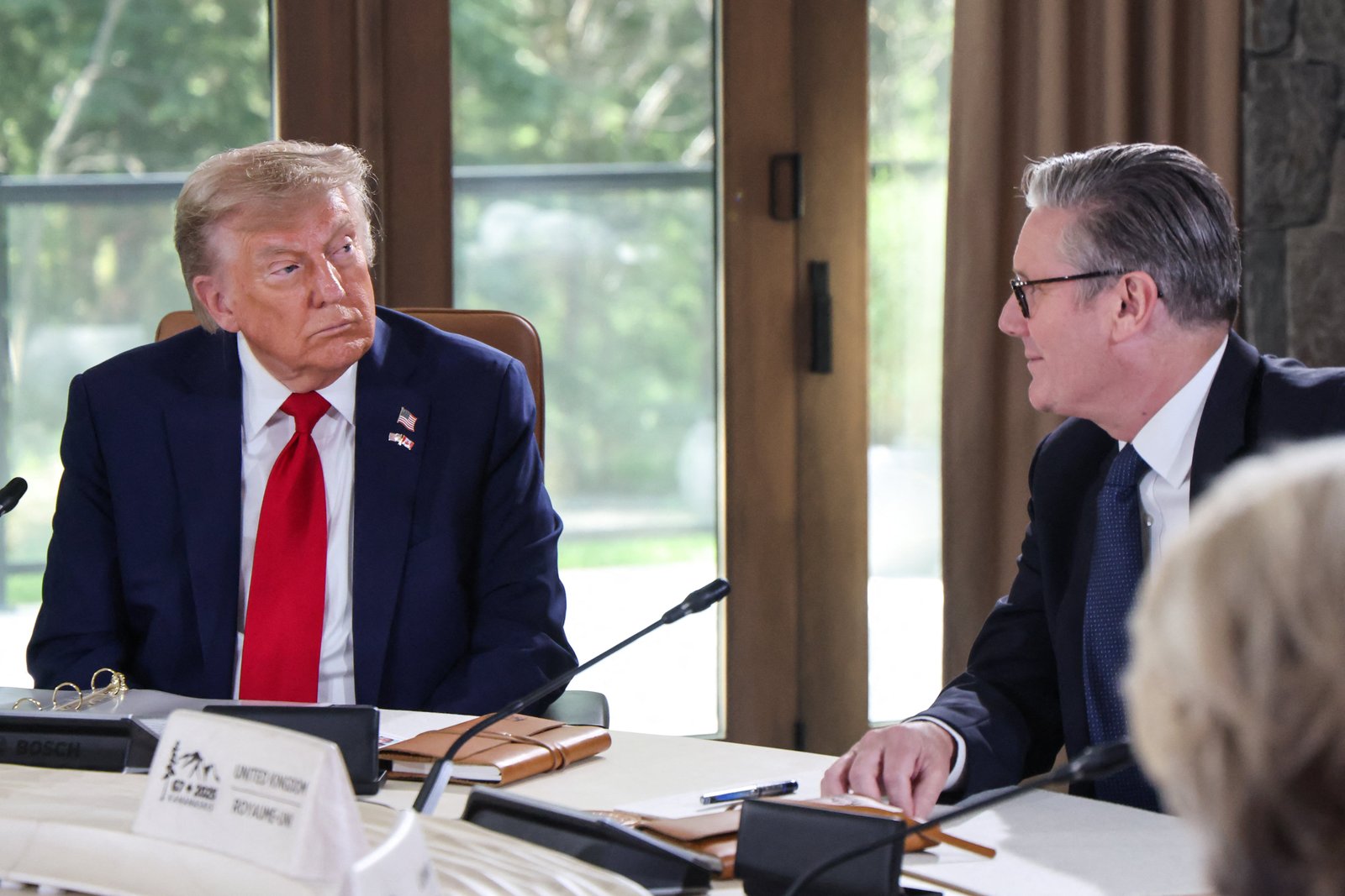 Starmer and Trump at the G7