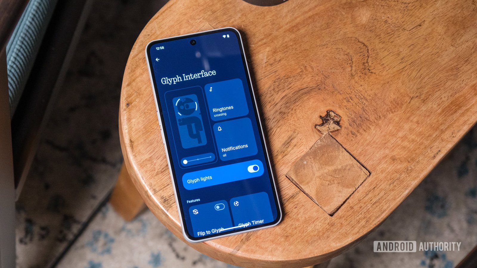 Nothing Phone 3a Pro Glyph settings