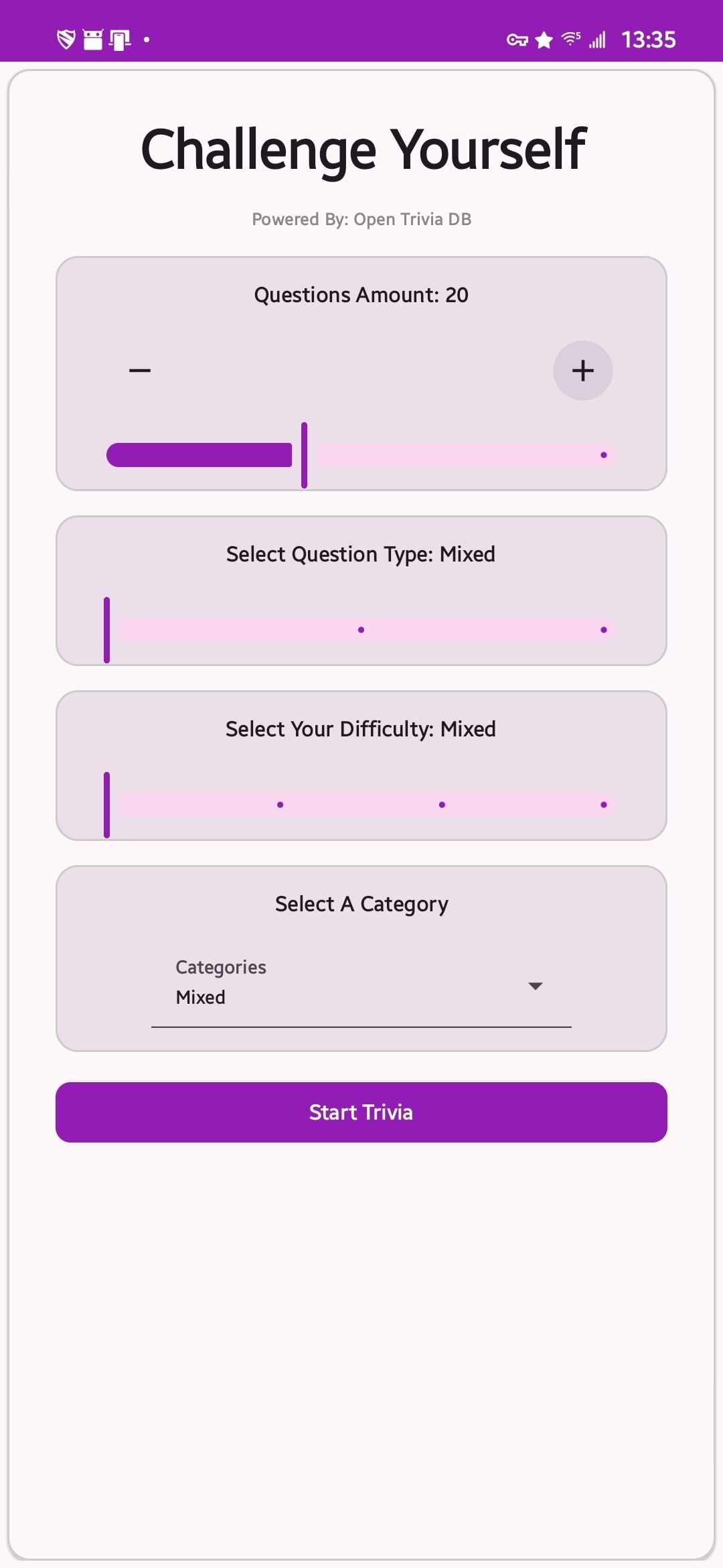 trivia app screenshot 002