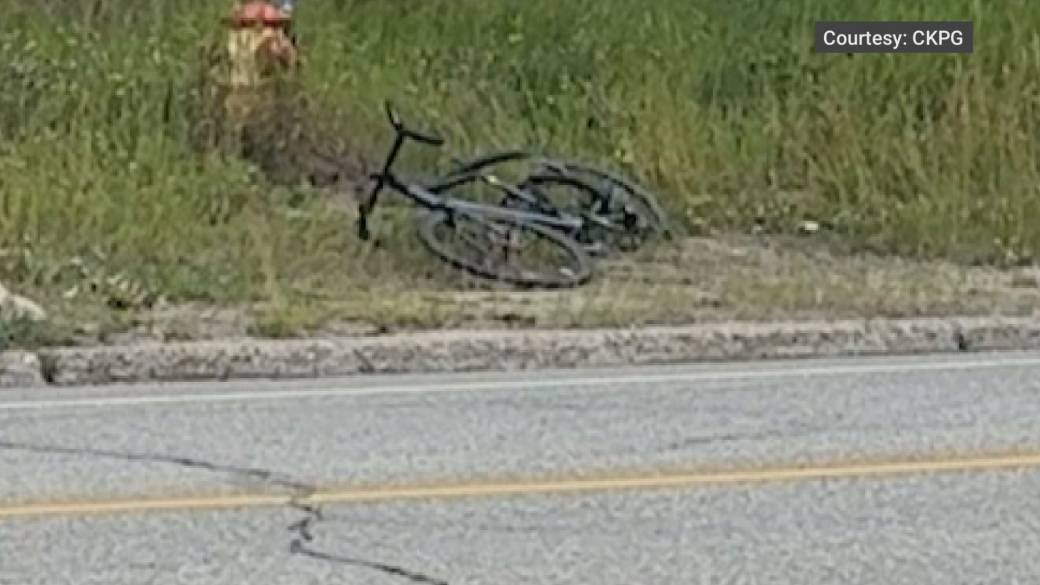 Click to play video: 'Cops for Cancer cyclist dies after Prince George hit and run'