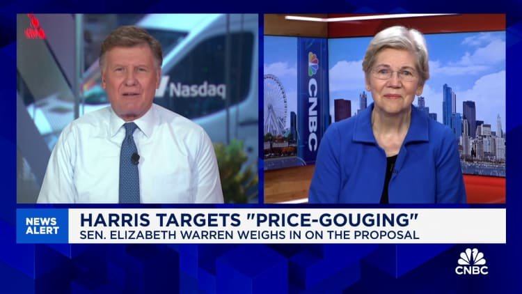 Sen. Warren on Harris' price gouging plan: Consumers need to know they've got somebody on their side