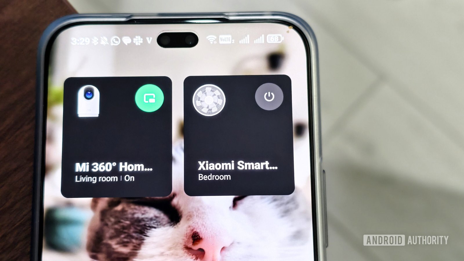 xiaomi home widgets on a smartphone xiaomi home widgets on a smartphone