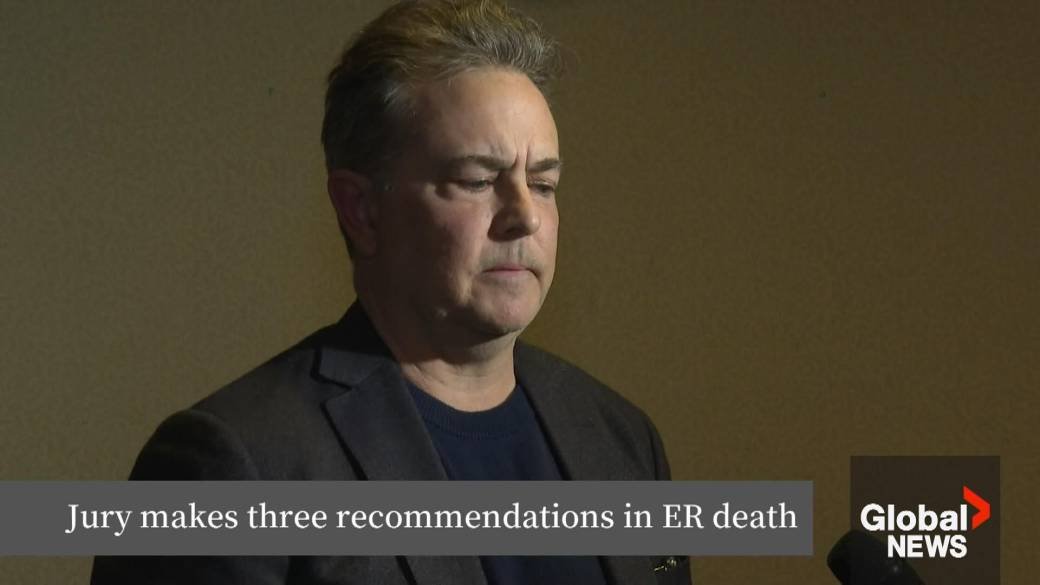 Click to play video: 'Inquest told N.B. patient found slumped in chair after waiting 7 hours'