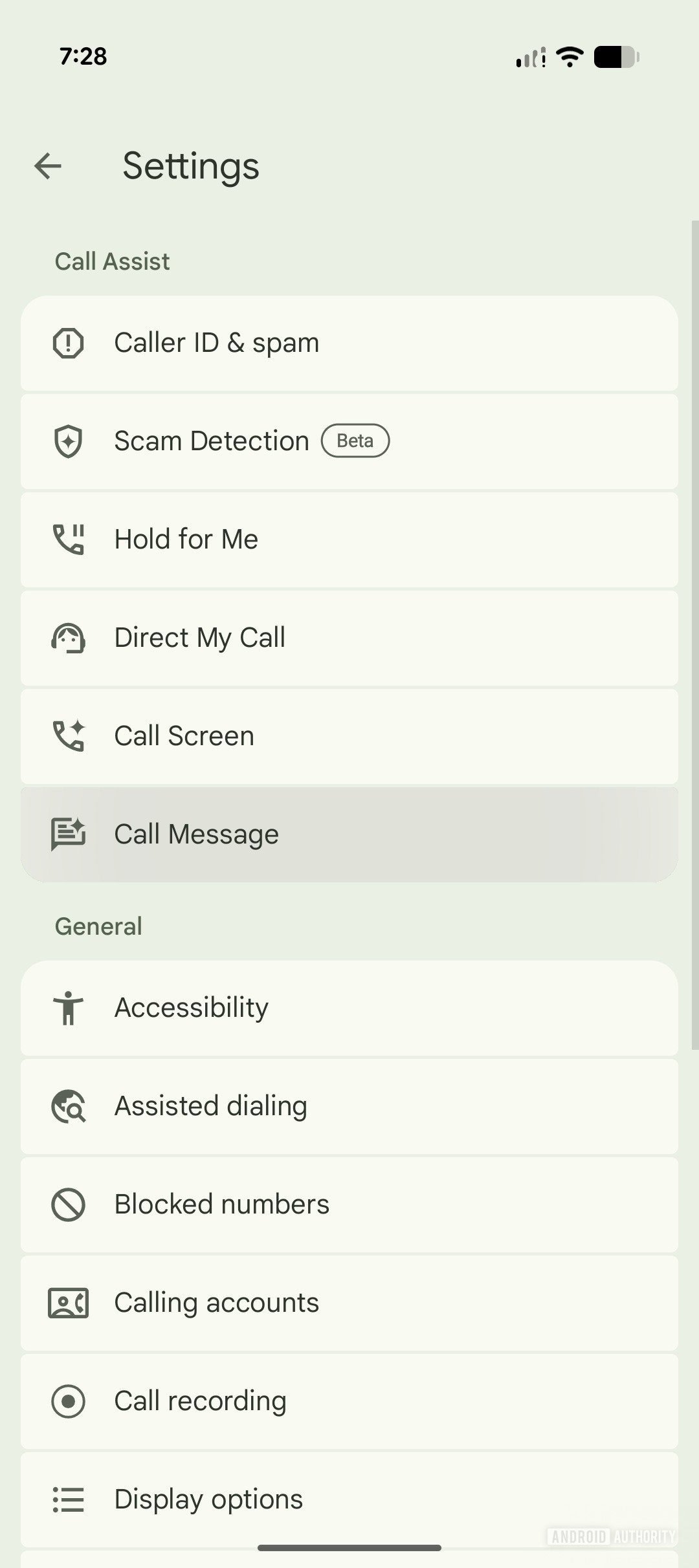 Google Call Message Feature 2