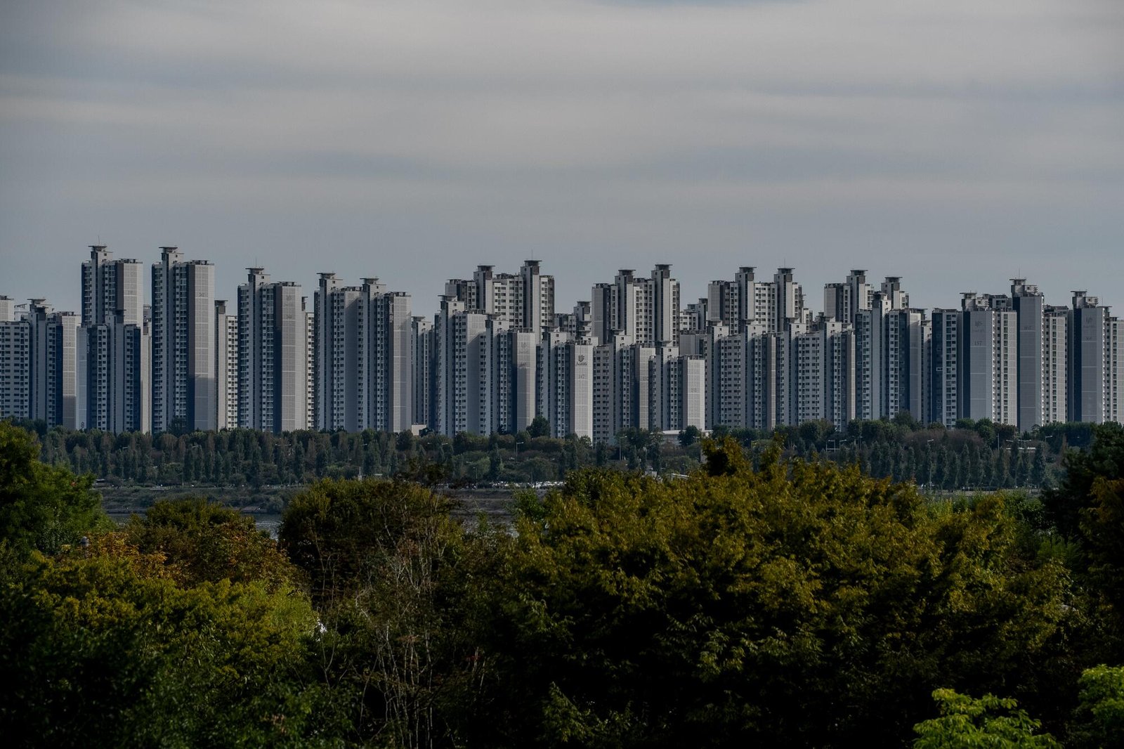 Apartment complexes in Seoul, South Korea, on Saturday, Oct. 5, 2024
