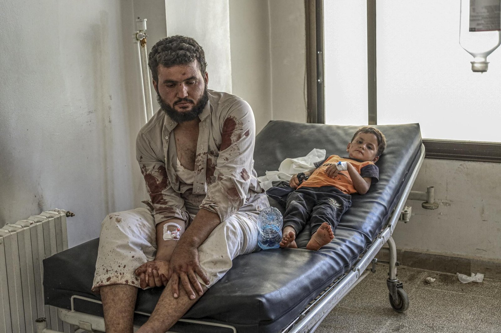 A powerful explosion struck an ammunition depot in the town of Maarat Misrin