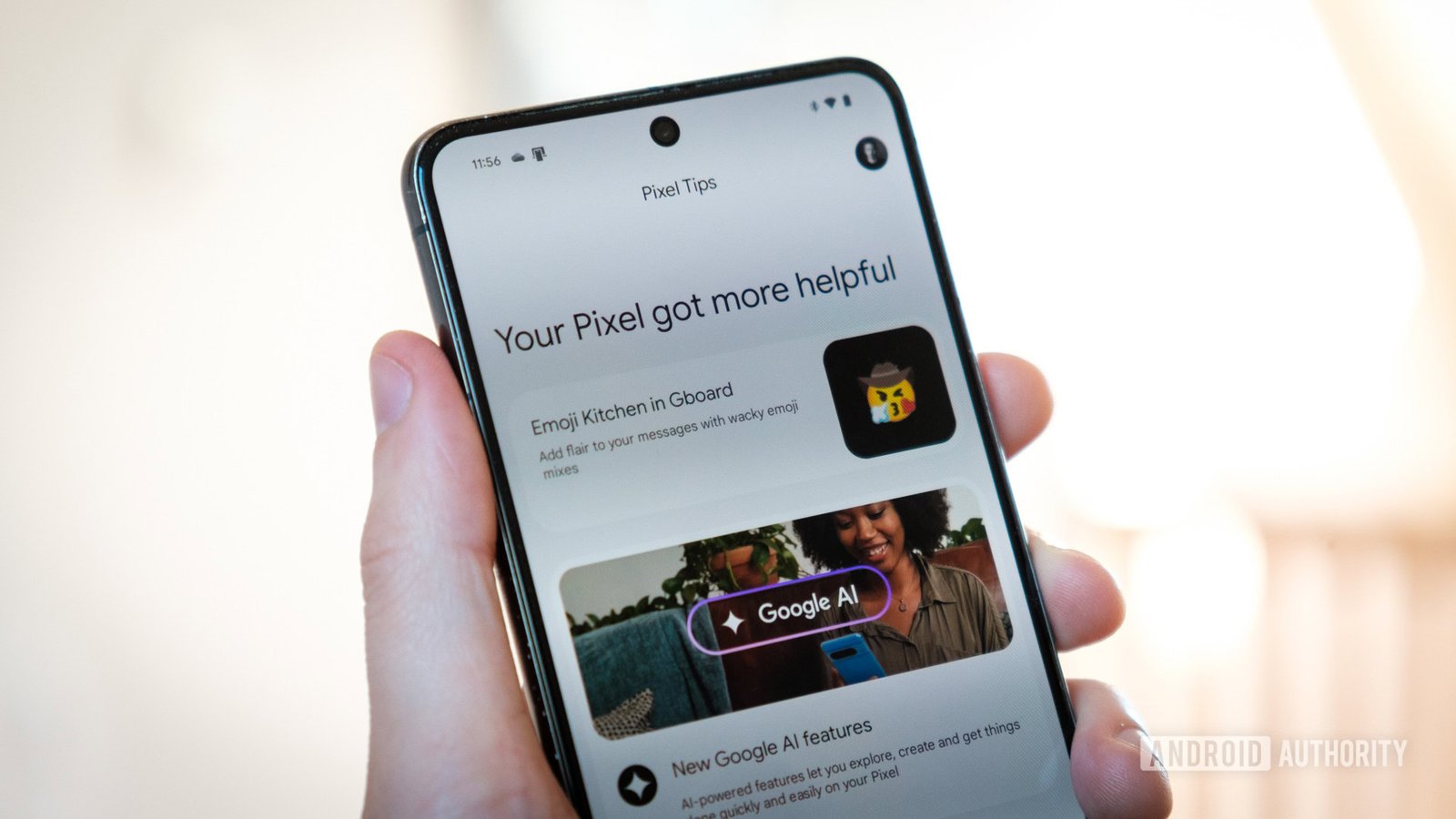 Pixel Tips app interface Pixel Tips app interface