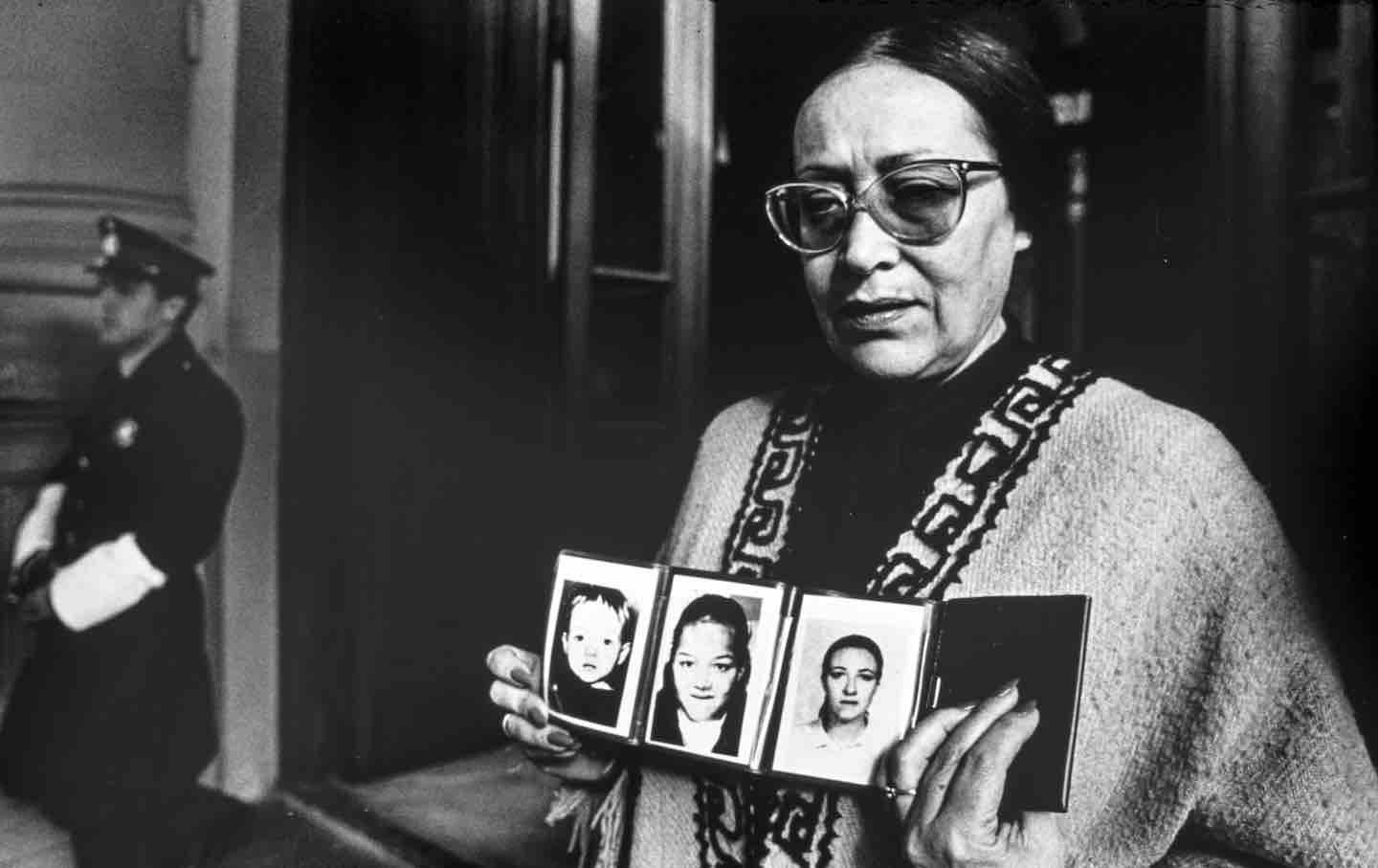 Matilde “Sacha” Artes, of the Grandmothers of Plaza de Mayo, in Buenos Aires, 1985.