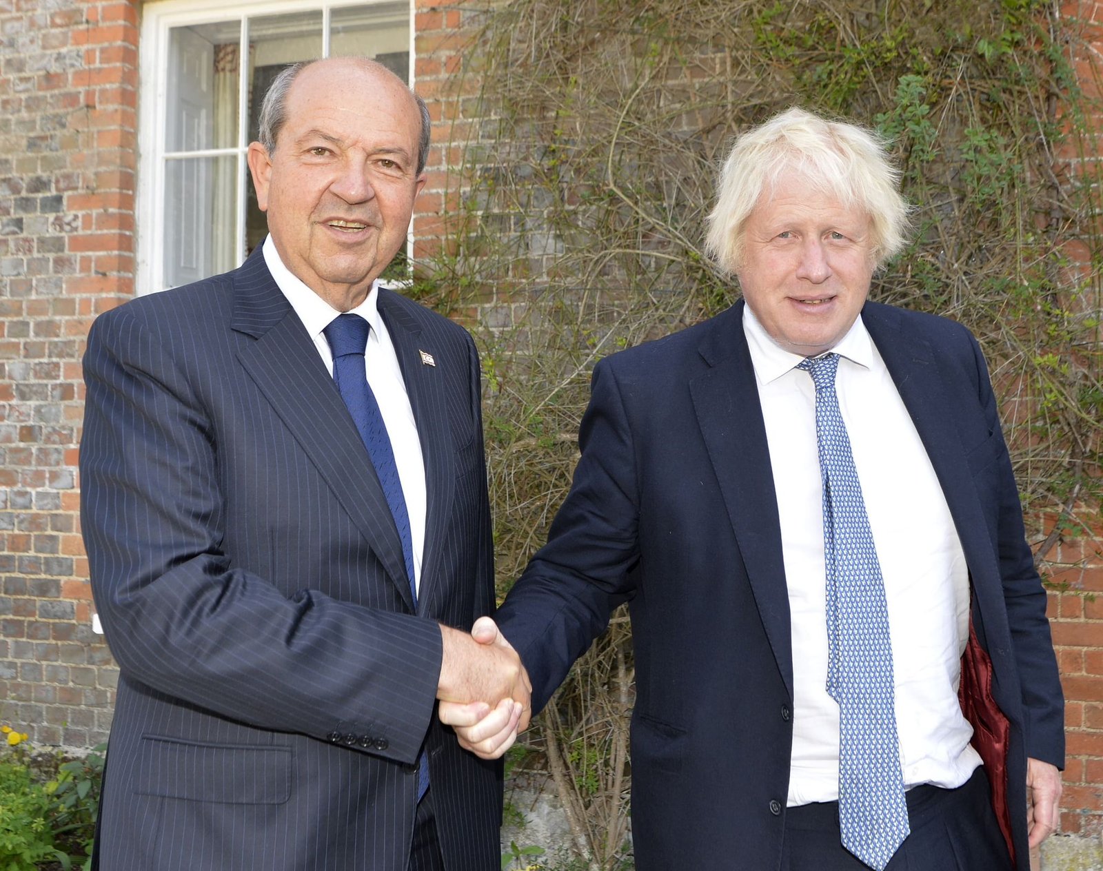 TRNC president Ersin Tatar met Boris Johnson