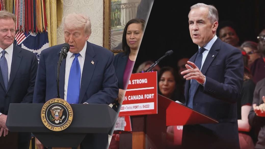 Click to play video: 'Trump stands firm on tariff deadline as negotiations come down to the wire with Canada'