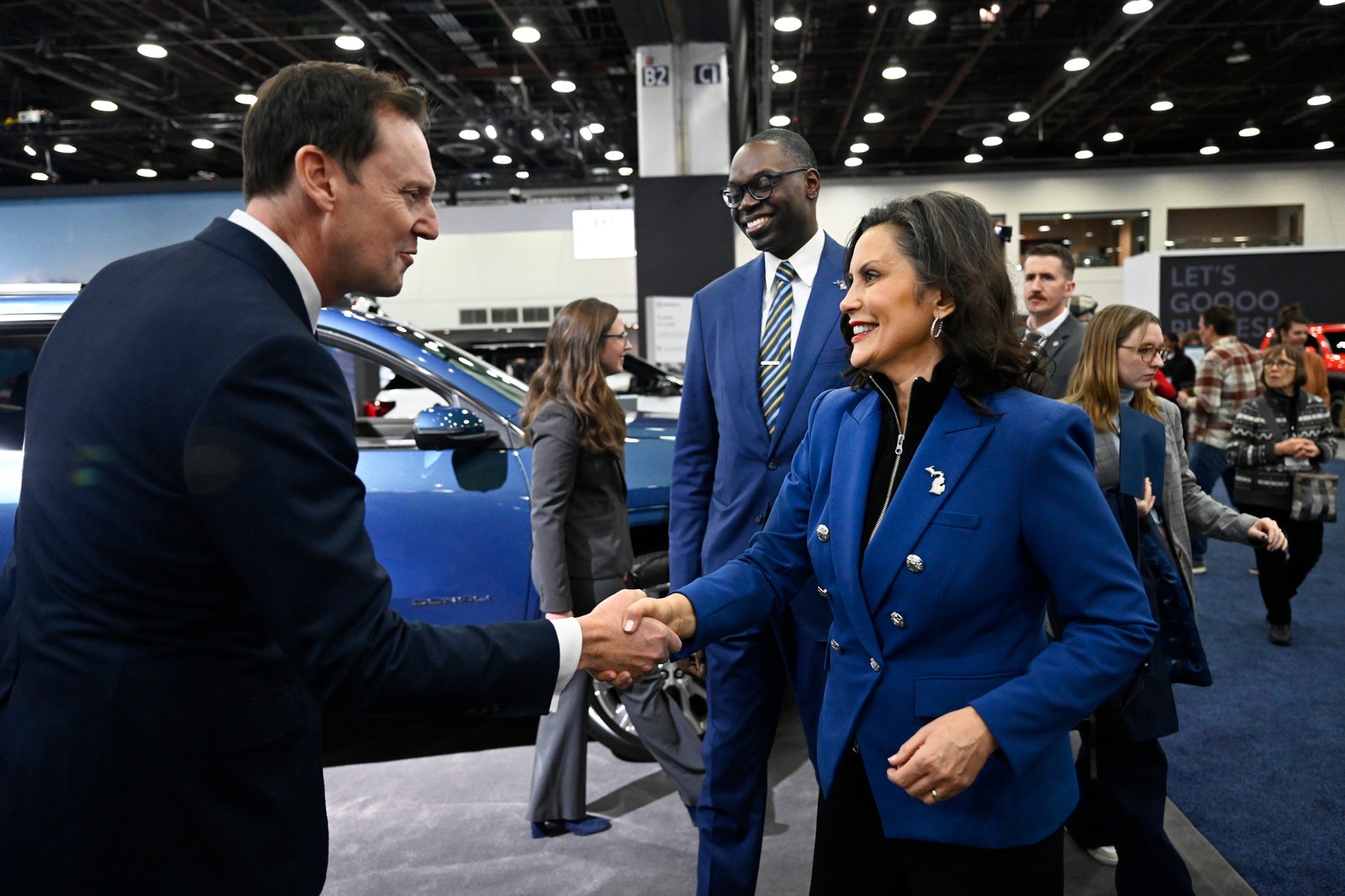 Michigan Gov. Gretchen Whitmer’s leadership PAC also ran digital ads that targeted her home state while also reaching a national audience.