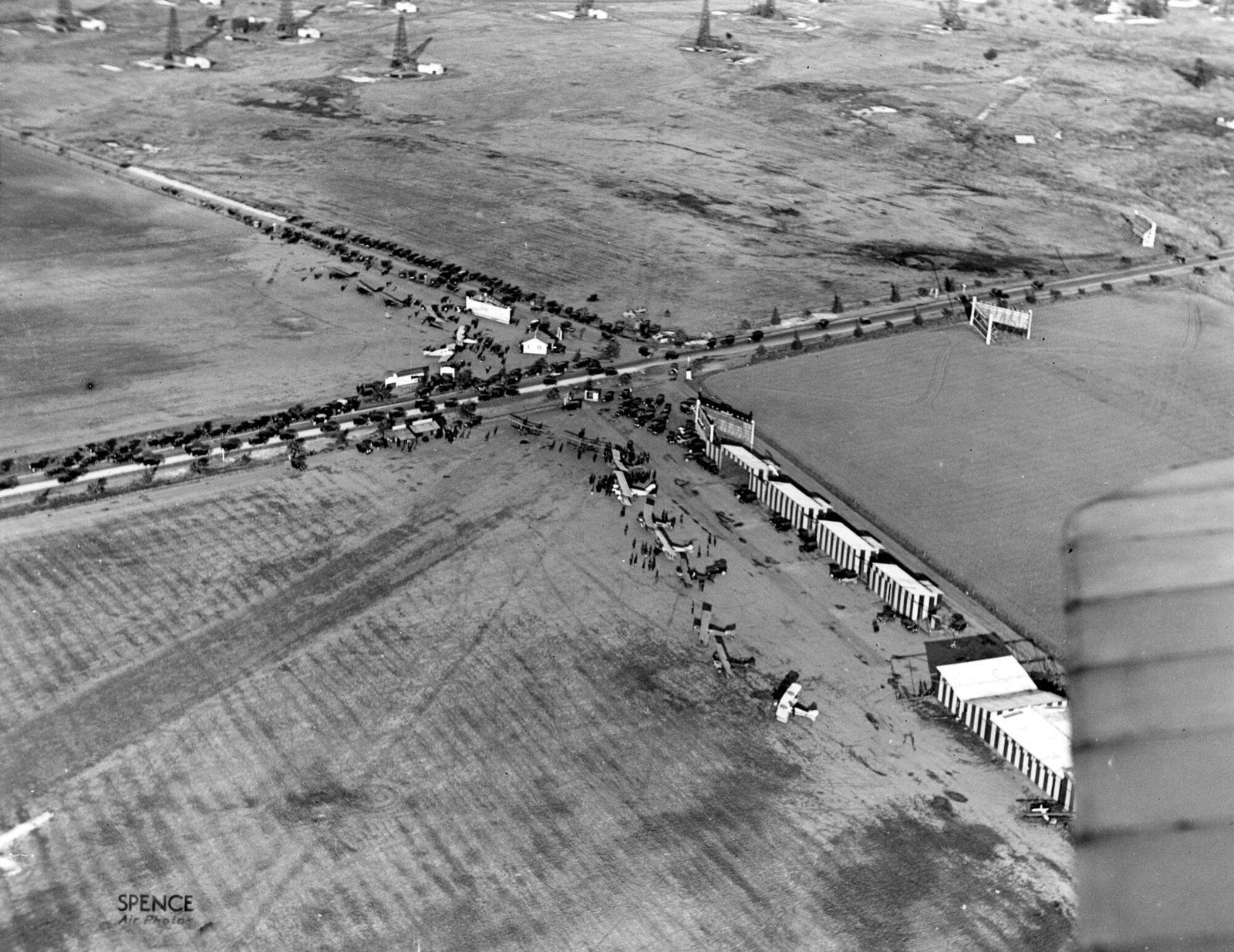 Cecil B. DeMille's airfield. 