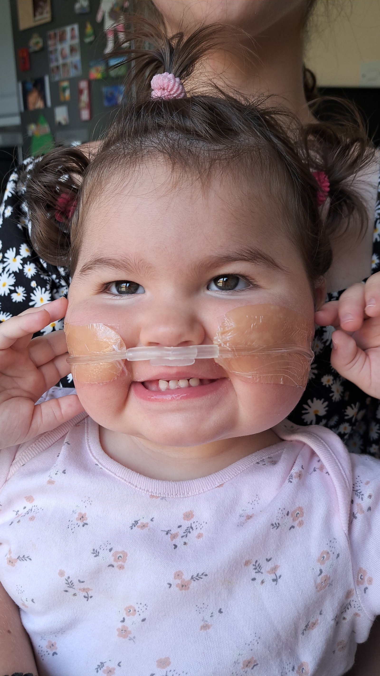 After being medication-free for two months, Olivia said Ingrid began to seize again