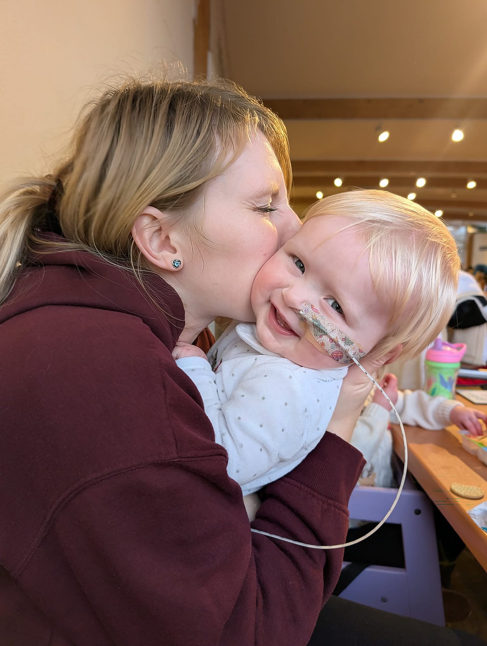 Elyza may also soon have to rely on a feeding tube directly to her stomach as she suffers from serious gastrointestinal problems